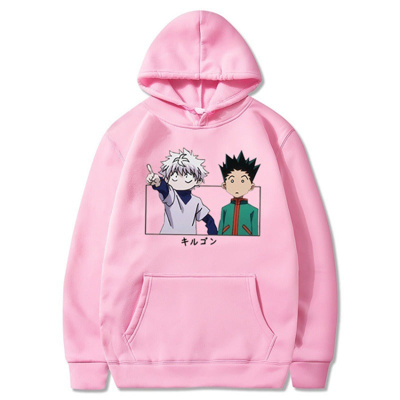 Hoodie Full time Hunter Kiyoshi Character Simple Print Unisex Hoodie