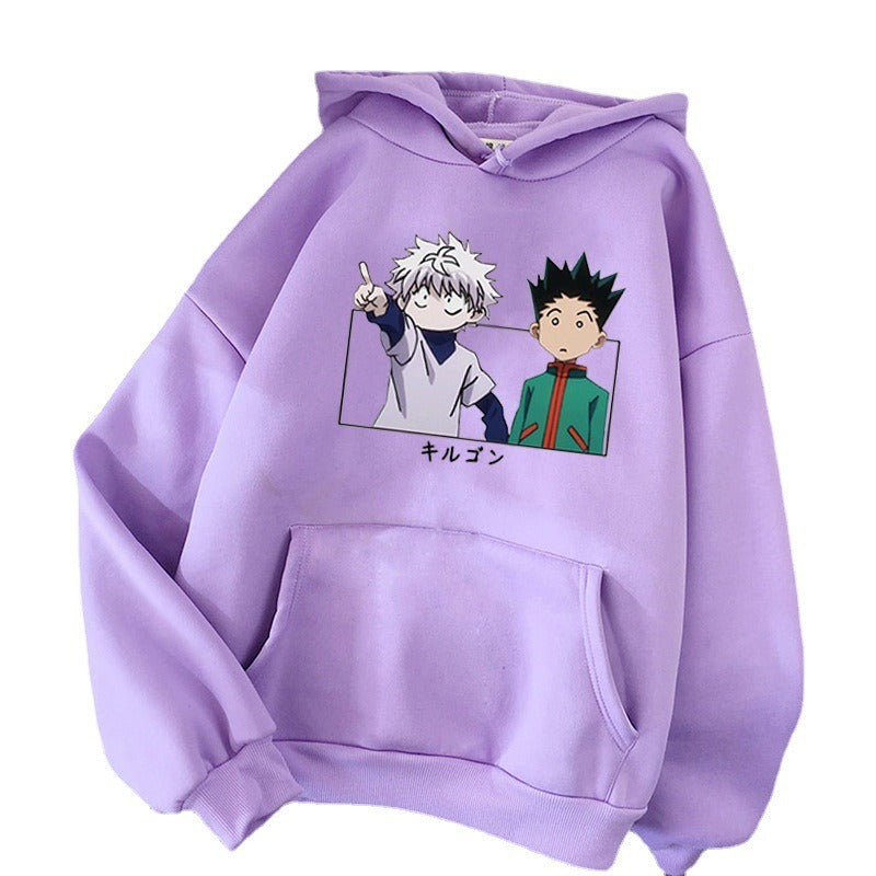 Hoodie Full time Hunter Kiyoshi Character Simple Print Unisex Hoodie