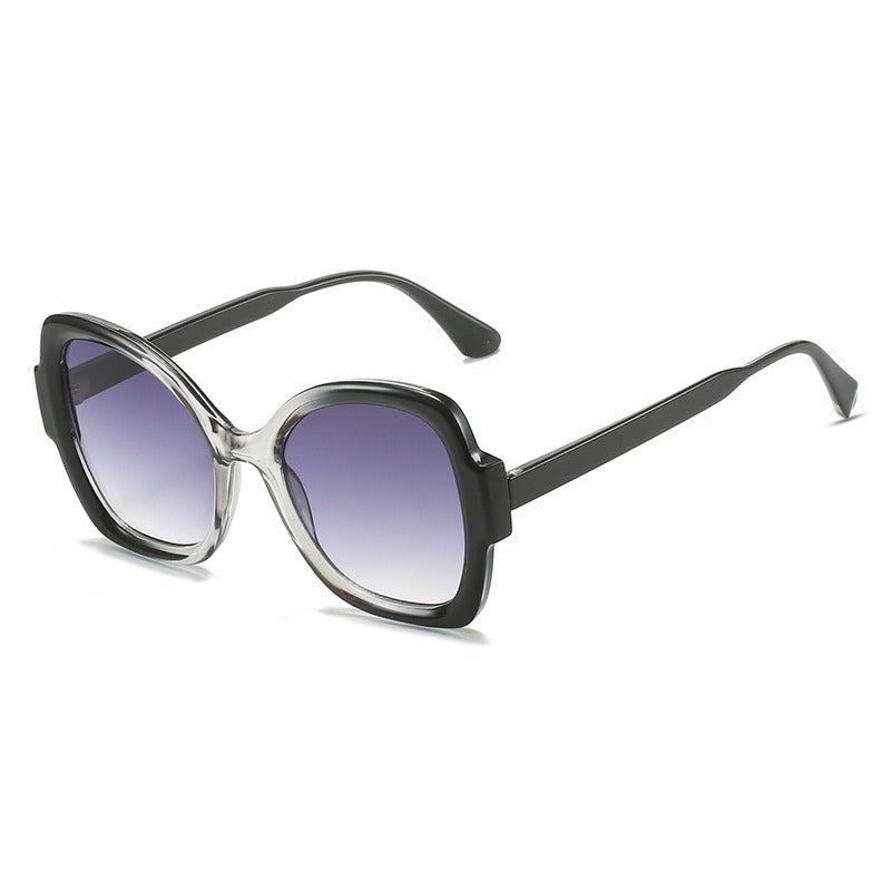 Sunglasses European and American Internet celebrity ins personalized butterfly glasses Milan fashion catwalk sunglasses
