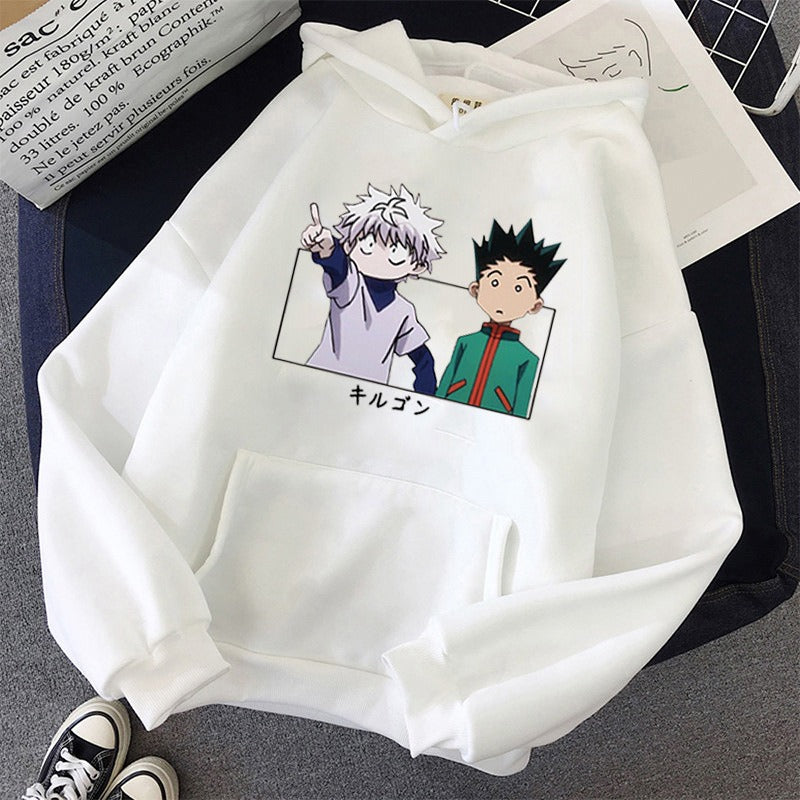 Hoodie Full time Hunter Kiyoshi Character Simple Print Unisex Hoodie